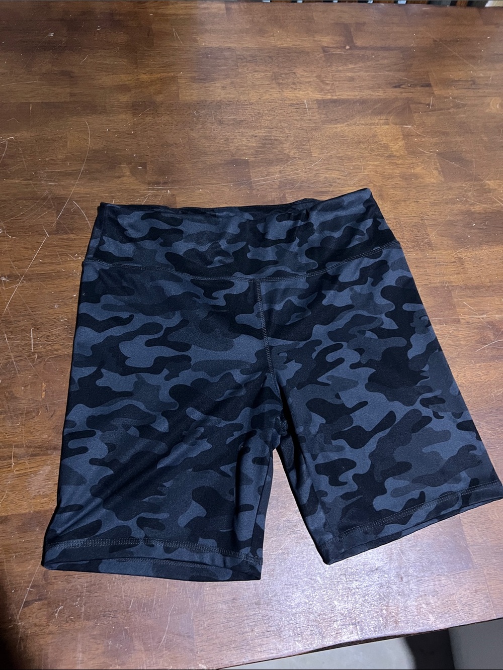 Jockey Black and Charcoal Camo Performance Bike Shorts